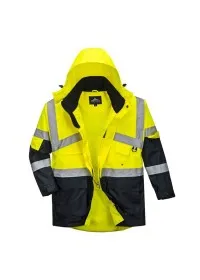 Portwest S760 Hi-Vis Breathable Jacket Yell-Nav