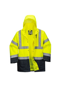 Portwest S766 Essential 5in1 Hi-Vis Jacket Yell-Nav