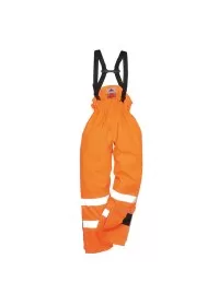 Bizflame Rain Lined Hi-Vis Antistatic FR Trouser Portwest S781