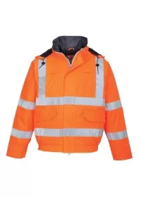 Hi Vis Antistatic Flame Retardant Bomber Jacket S773 Portwest