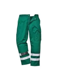 Portwest S917 Iona Safety Trousers Bottle Green