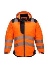 Portwest T400 Vision Hi-Vis RainJacket Orange