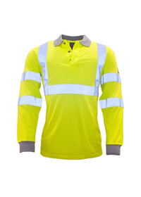 Portwest FR77 Modaflame Hi-Vis Polo Shirt Yellow