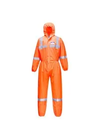 Portwest ST36 Hi-Vis SMS Coverall(50pc) Orange