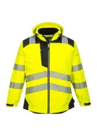 Portwest T400 Vision Hi-Vis RainJacket Yellow