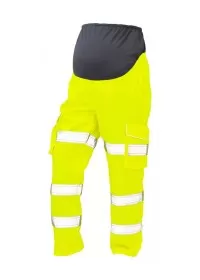 Ladies Maternity Hi Vis Trousers Leo CM01 Orange