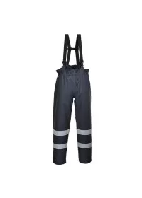 Portwest S771 Bizflame Rain Trousers Lined Navy