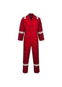 Portwest AF73 Araflame Silver Coverall Red