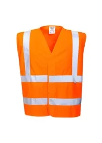 Portwest FR75 Hi-Vis FR Treated Vest Orange