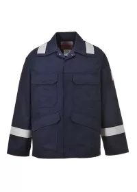 Portwest FR25 Bizflame Plus Jacket Navy