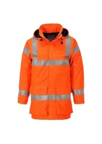 Portwest S774 Bizflame FR Rain Jacket Orange