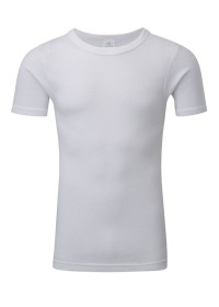 Short Sleeve Thermal Vest White