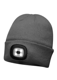 Portwest B029 Rechargeable LED Beanie Grey