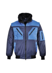 Security Black Two Tone Pilot Jacket Portwest PJ20