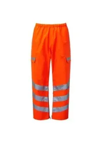Pulsarail Orange Hi Vis Waterproof Overtrouser PR503