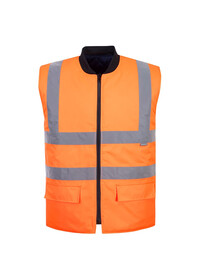 Portwest S469 Hi Vis Reversible Bodywarmer