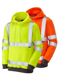 Hi Vis Hooded Sweatshirt LEO SS04 Goodleigh