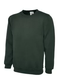 Uneek UX3 Sweatshirt Bottle Green