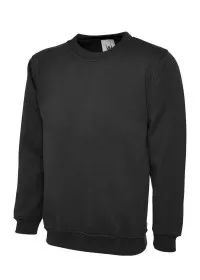Uneek UX3 Sweatshirt Black