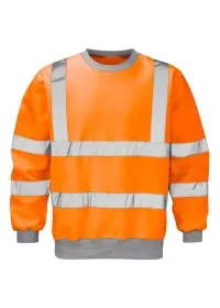 Orange hi vis sweatshirt