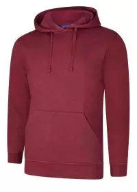 Uneek UX4 Hooded Sweatshirt Maroon
