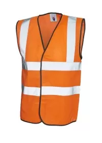 UC801 Hi Vis Safety Vest Orange