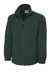 Uneek UX5 Full Zip Fleece Bottle Green