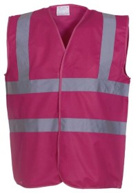 Raspberry Red Hi Vis Vest