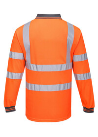 Product Design Hi Vis Long Sleeved Polo