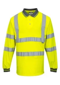Product Design Hi Vis Long Sleeved Polo