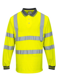 Product Design Hi Vis Long Sleeved Polo
