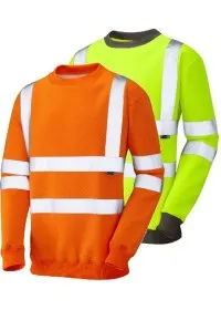 Personalised Hi Vis Sweatshirt LEO SS05