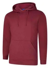 Uneek UX4 Hooded Sweatshirt Maroon