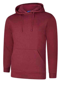 Uneek UX4 Hooded Sweatshirt Maroon