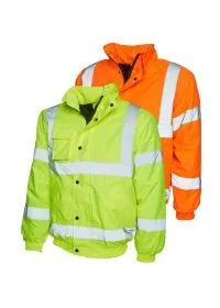 UC804 Uneek Hi Vis Bomber Jacket