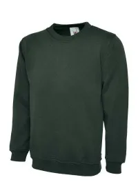 Uneek UX3 Sweatshirt Bottle Green