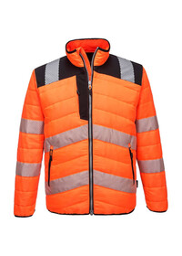 Portwest PW371 Hi Vis Baffle Jacket Orange