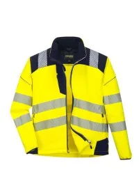 Portwest T402 Vision Hi-Vis Softshell Jacket Yellow