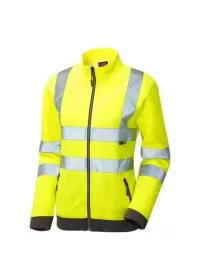 Women's Zipped Sweatshirt Leo SSL03 Yellow