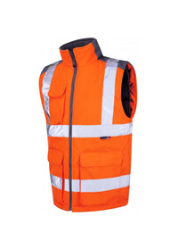 Hivis Class 2 Bodywarmer Leo BW01 Orange