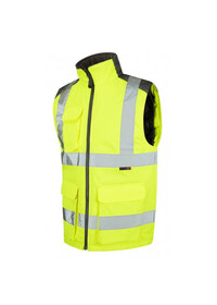 Hivis Class 2 Bodywarmer Leo BW01 Yellow