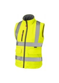 Women's Hivis Bodywarmer Leo BWL01 Yellow