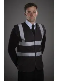 Black Hi Vis Vest