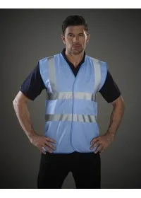 Sky Blue Hi Vis Vest