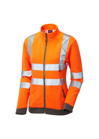 Women's Zipped Sweatshirt Leo SSL03 Orange