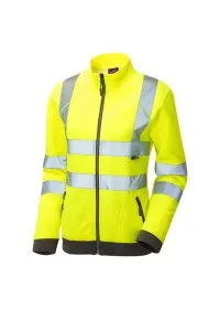 Women's Zipped Sweatshirt Leo SSL03 Yellow