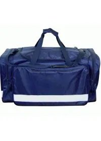 Holdall with reflective stripe Navy