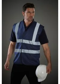 Navy Blue Hi vis safety Vest