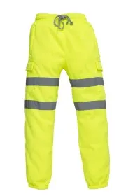 Hi Vis Jogging Pants Yoko HV016T Yellow