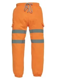 Hi Vis Jogging Pants Yoko HV016T Orange
